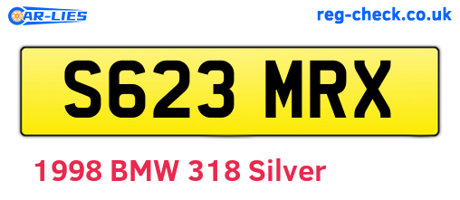 S623MRX are the vehicle registration plates.