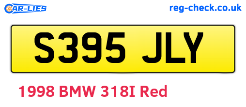 S395JLY are the vehicle registration plates.