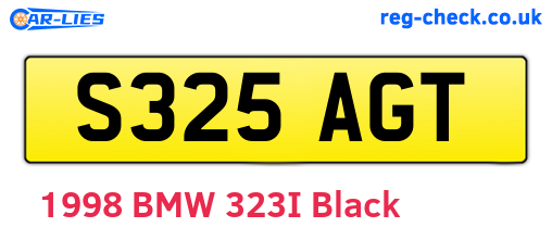 S325AGT are the vehicle registration plates.