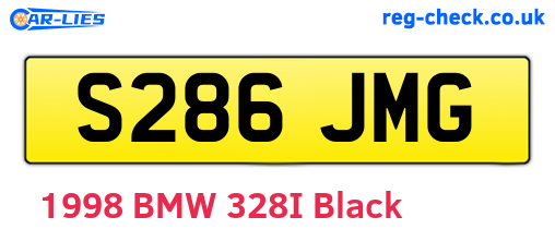S286JMG are the vehicle registration plates.