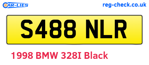 S488NLR are the vehicle registration plates.