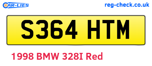 S364HTM are the vehicle registration plates.