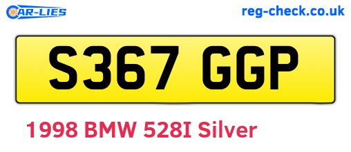S367GGP are the vehicle registration plates.