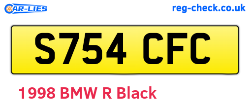 S754CFC are the vehicle registration plates.