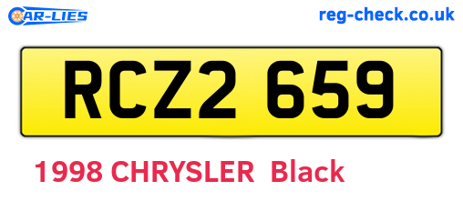 RCZ2659 are the vehicle registration plates.