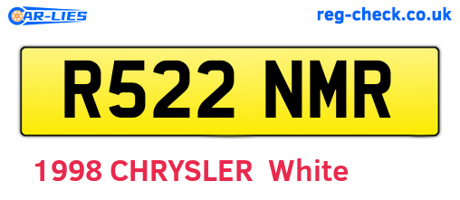 R522NMR are the vehicle registration plates.