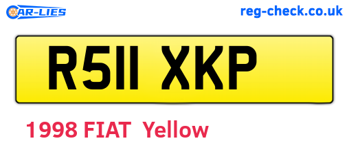 R511XKP are the vehicle registration plates.