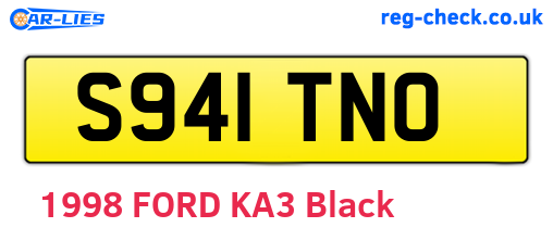 S941TNO are the vehicle registration plates.