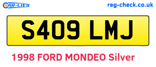S409LMJ are the vehicle registration plates.