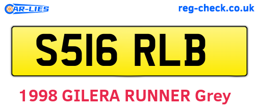 S516RLB are the vehicle registration plates.
