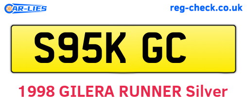 S95KGC are the vehicle registration plates.