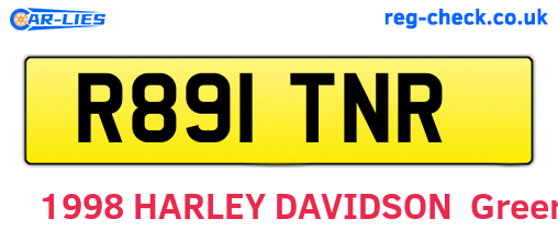 R891TNR are the vehicle registration plates.