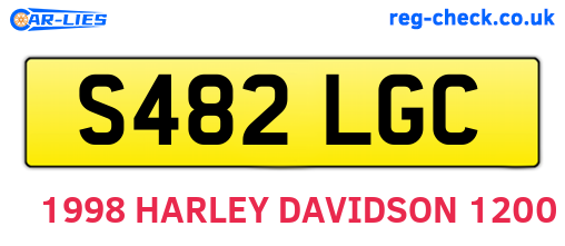 S482LGC are the vehicle registration plates.
