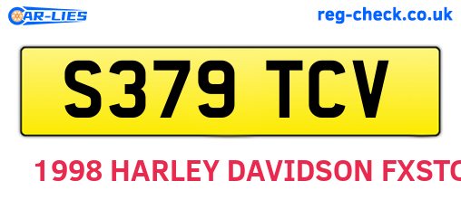 S379TCV are the vehicle registration plates.
