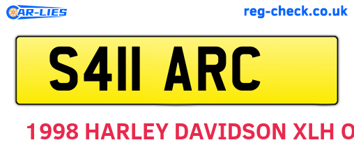 S411ARC are the vehicle registration plates.