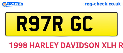 R97RGC are the vehicle registration plates.