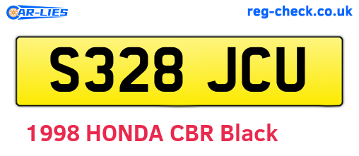 S328JCU are the vehicle registration plates.