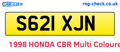 S621XJN are the vehicle registration plates.