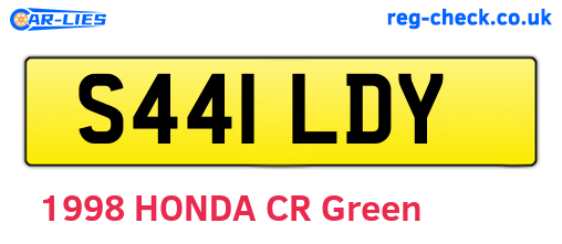 S441LDY are the vehicle registration plates.