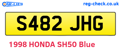 S482JHG are the vehicle registration plates.