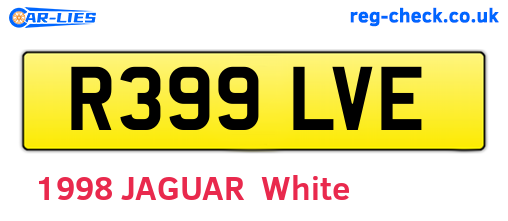 R399LVE are the vehicle registration plates.