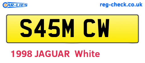 S45MCW are the vehicle registration plates.