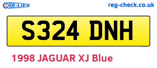 S324DNH are the vehicle registration plates.