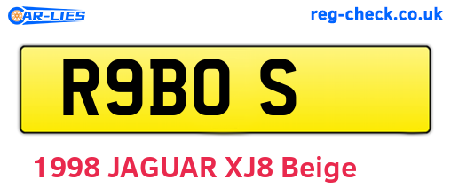 R9BOS are the vehicle registration plates.