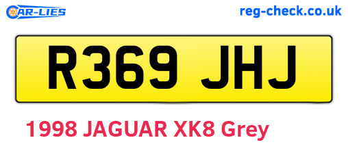 R369JHJ are the vehicle registration plates.