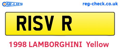 R1SVR are the vehicle registration plates.
