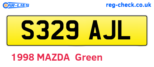 S329AJL are the vehicle registration plates.