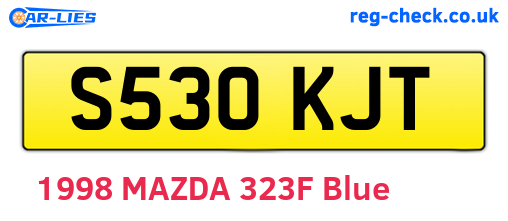 S530KJT are the vehicle registration plates.