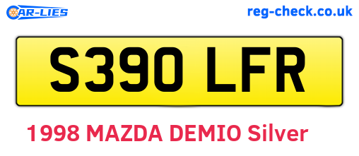 S390LFR are the vehicle registration plates.