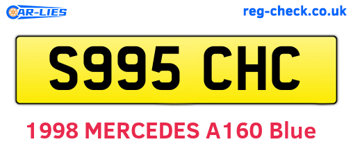S995CHC are the vehicle registration plates.