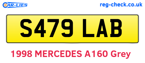 S479LAB are the vehicle registration plates.