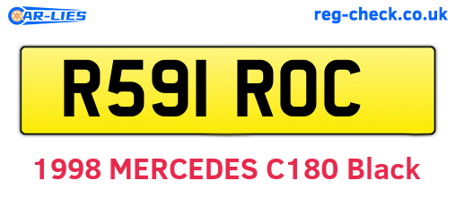 R591ROC are the vehicle registration plates.