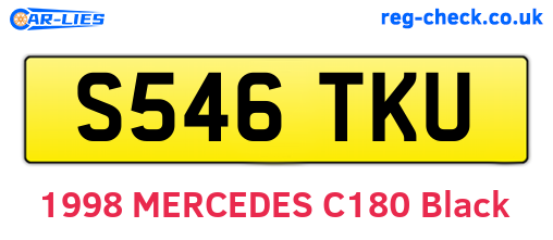 S546TKU are the vehicle registration plates.