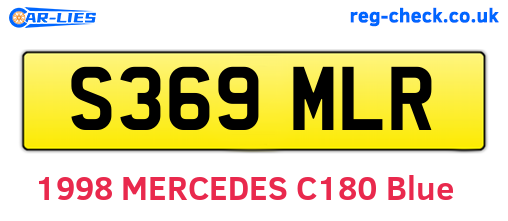 S369MLR are the vehicle registration plates.
