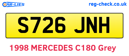 S726JNH are the vehicle registration plates.
