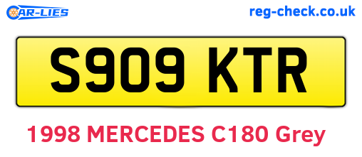 S909KTR are the vehicle registration plates.