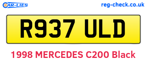 R937ULD are the vehicle registration plates.