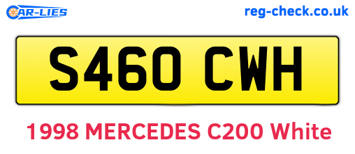 S460CWH are the vehicle registration plates.