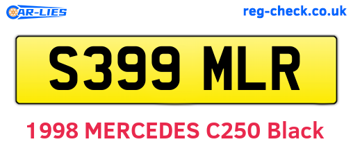 S399MLR are the vehicle registration plates.