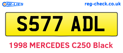S577ADL are the vehicle registration plates.