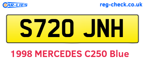 S720JNH are the vehicle registration plates.