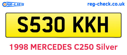 S530KKH are the vehicle registration plates.