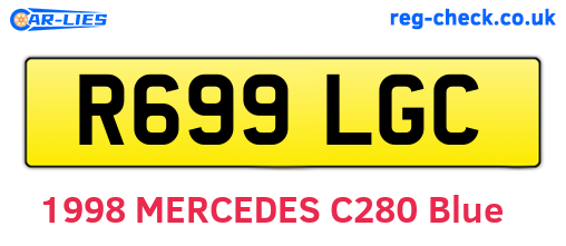 R699LGC are the vehicle registration plates.