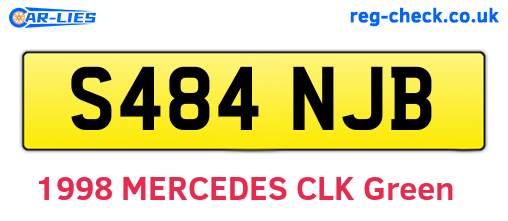 S484NJB are the vehicle registration plates.