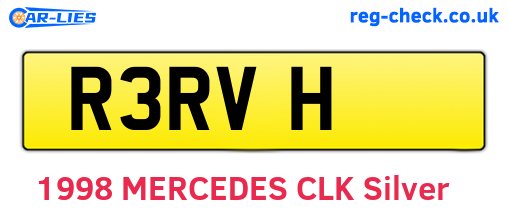 R3RVH are the vehicle registration plates.
