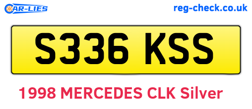 S336KSS are the vehicle registration plates.